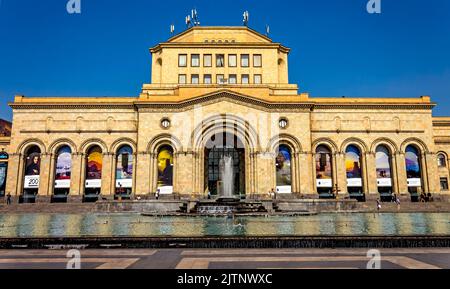 Geschichtsmuseum armeniens das erste Museum der Republik Armenien wurde 1919 gegründet. Es ist ein Forschungsschwerpunkt Stockfoto