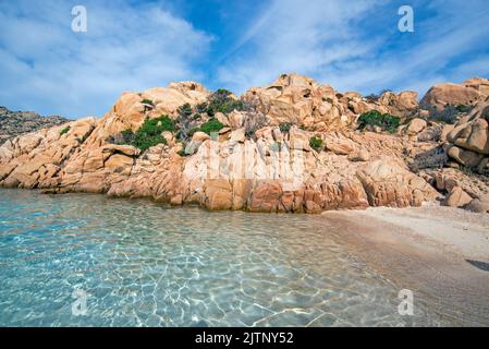 Cala Coticchio, isola Caprera, Parco Nazionale Arcipelago di La Maddalena, Sardegna Stockfoto