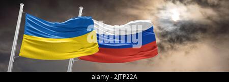 ukraine russland Konflikt 2022 Eskalation Stockfoto