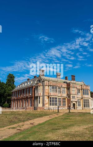 Felbrigg Hall in North Norfolk, einem National Trust Property, an einem schönen Sommertag Stockfoto