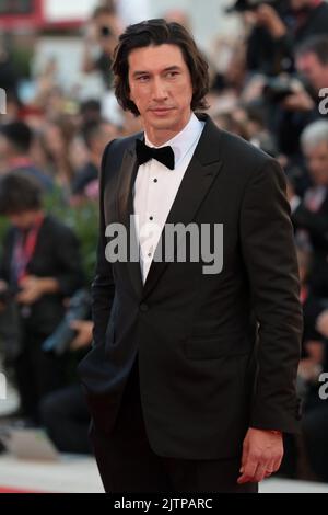 Venedig, Italien. 31. August 2022. Adam Driver nimmt am „White Noise“ und der Eröffnungszeremonie des Roten Teppichs während des Internationalen Filmfestivals von Venedig 79. in Venedig Teil. Quelle: Stefanie Rex/dpa/Alamy Live News Stockfoto