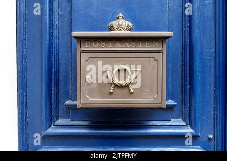 Alte Mailbox, Brandenburg an der Havel, Deutschland Stockfoto
