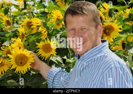 Bill Turnbull, RHS Hampton Court Palace Flower Show, East Molesey, Surrey. VEREINIGTES KÖNIGREICH Stockfoto