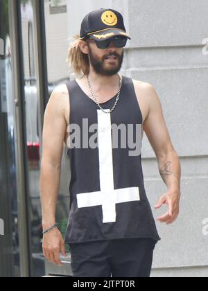 New York, NY, USA. 31. August 2022. Jared Leto gesehen in Soho, New York City am 31. August 2022. Quelle: Rw/Media Punch/Alamy Live News Stockfoto