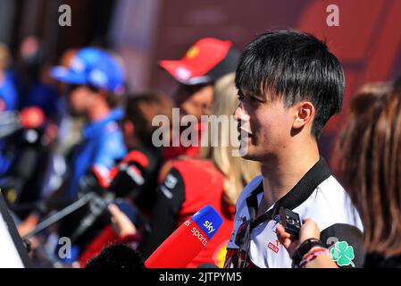 Guanyu Zhou (CHN) Alfa Romeo F1 Team. Großer Preis der Niederlande, Donnerstag, 1.. September 2022. Zandvoort, Niederlande. Stockfoto