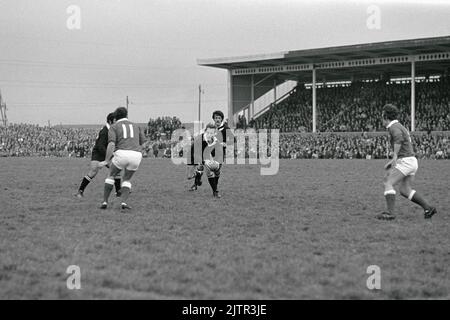 Llanelli RFC vs New Zealand All Blacks (31/10/72) - Stockfoto