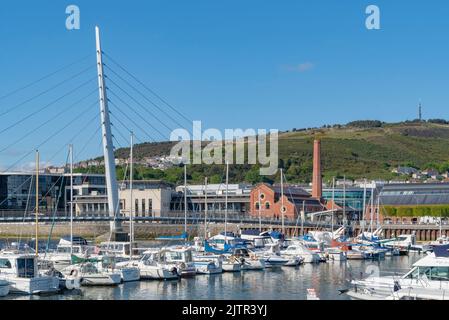 Swansea Marina Mai 2015 Stockfoto