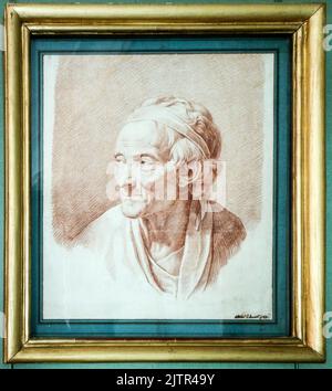 Schloss VON VOLTAIRE in LA FERNEY-VOLTAIRE : Porträt Stockfoto