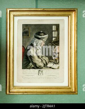 Schloss VON VOLTAIRE in LA FERNEY-VOLTAIRE : Porträt Stockfoto