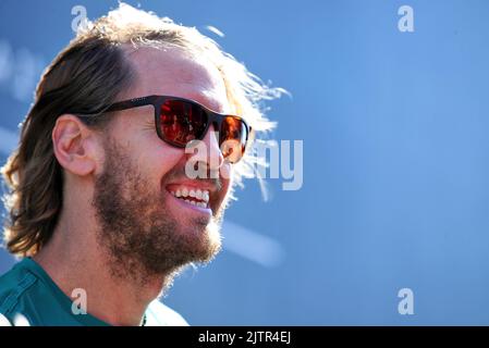 Sebastian Vettel (GER) Aston Martin F1 Team. Großer Preis der Niederlande, Donnerstag, 1.. September 2022. Zandvoort, Niederlande. Stockfoto