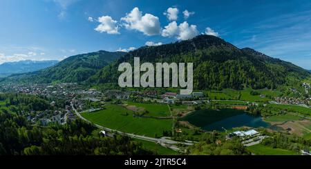 Immenstadt und der Alpsee von oben Stockfoto