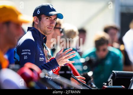 LATIFI Nichola (CAN), Williams Racing FW44, Portrait während der Formel 1 Heineken Dutch Grand Prix 2022, 15. Runde der FIA Formel 1 Weltmeisterschaft 2022 vom 2. Bis 4. September 2022 auf dem Zandvoort Circuit, in den Niederlanden, Belgien - Foto Florent Gooden / DPPI Stockfoto