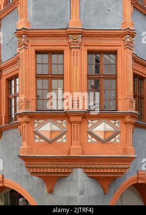 Schönhof (Schönhof) Gebäude des Schlesischen Museums, Görlitz (Görlitz), Deutschland Stockfoto