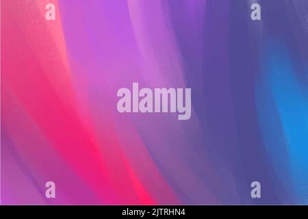 Aquarell-Hintergrund, in sanften Tönen von blau und lila, Striche der Farbe Stock Vektor