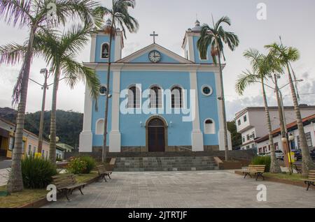 Kirche Our Lady of Mercy in Rio Claro in Rio de Janeiro, Brasilien - 4. Januar 2015: Eine schöne Kirche von Sklaven im 18. Jahrhundert in t gebaut Stockfoto