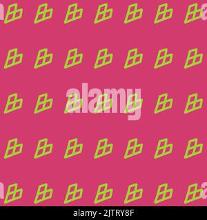 Eine symmetrische Herzform, die sich nahtlos mit einem Mustervektor wiedergibt Stock Vektor