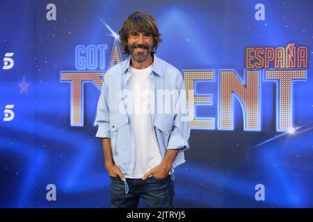 Madrid, Spanien. 01. September 2022. Santi Millan nimmt an der 'Got Talent 8' in den Mediaset Studios in Madrid Teil. Kredit: SOPA Images Limited/Alamy Live Nachrichten Stockfoto