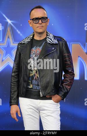 Madrid, Spanien. 01. September 2022. Risto Mejide nimmt an der 'Got Talent 8' in den Mediaset Studios in Madrid Teil. Kredit: SOPA Images Limited/Alamy Live Nachrichten Stockfoto