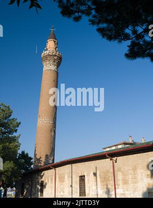 Große Moschee von Sivas (türkisch; Sivas Ulu Camii) erbaut 1119 während der anatolischen Seldschuken-Zeit. Es ist eine der ältesten Moscheen in Anatolien. Stockfoto