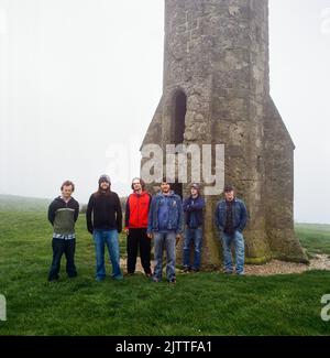 The Bees Band fotografiert im St. Catherine's Oratory 9. May 2004, Chale, Isle of Wight, England, Vereinigtes Königreich. Stockfoto