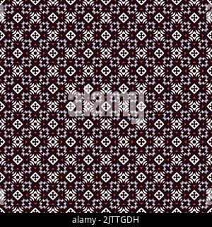 Mehrfarbige nahtlose Mustertextur und Vorlage. Mehrfarbig. Farbenfrohe ornamentale Grafik-Dessin. Farbige Mosaikornamente. Vektorgrafik. EP Stock Vektor
