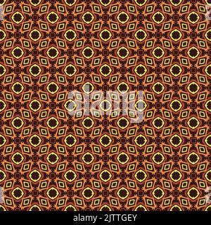 Mehrfarbige nahtlose Mustertextur und Vorlage. Mehrfarbig. Farbenfrohe ornamentale Grafik-Dessin. Farbige Mosaikornamente. Vektorgrafik. EP Stock Vektor