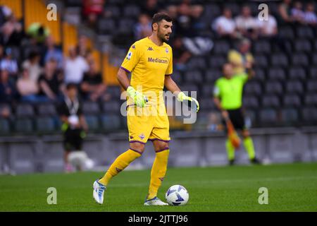 Udine, Italien. 31. August 2022. Fiorentinas Porträt Pietro Terracciano während des Spiels Udinese Calcio vs ACF Fiorentina, italienische Fußballserie A in Udine, Italien, August 31 2022 Quelle: Independent Photo Agency/Alamy Live News Stockfoto