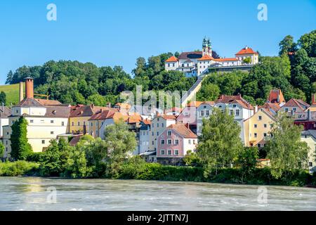 Abtei in Passau, Bayern, Deutschland Stockfoto