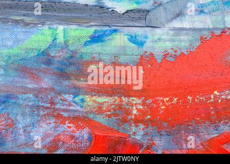 Eine abstrakte und moderne Zeichenkunst, farbiger Hintergrund Stockfoto