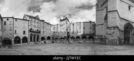 Vue panoramique de la Place Notre-Dame Stockfoto