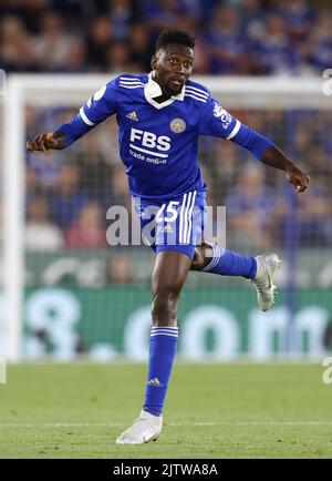 Leicester, England, 1.. September 2022. Wilfred Ndidi aus Leicester City während des Spiels der Premier League im King Power Stadium, Leicester. Bildnachweis sollte lauten: Darren Staples / Sportimage Stockfoto