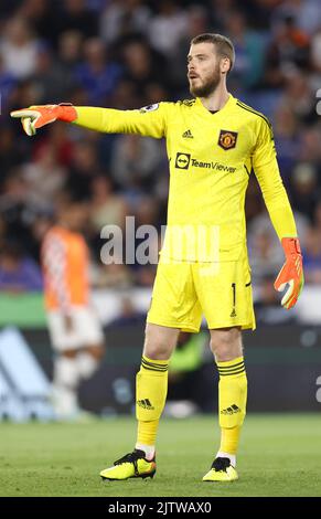 Leicester, England, 1.. September 2022. David De Gea von Manchester United während des Spiels der Premier League im King Power Stadium, Leicester. Bildnachweis sollte lauten: Darren Staples / Sportimage Stockfoto