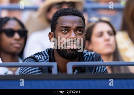 New York, NY - 1. September 2022: Jozy Altidore nimmt am US Open Championships-Spiel zwischen IGA Swiatek aus Polen und Sloane Stephens aus den USA im Billie Jean King National Tennis Center Teil Stockfoto
