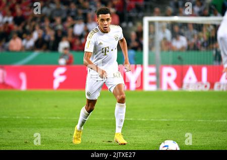 DFB Cup, 1. Runde, Rhein Energie Stadion Köln; Viktoria Köln - FC Bayern München; Jamal Musiala Stockfoto