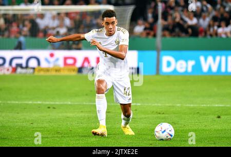 DFB Cup, 1. Runde, Rhein Energie Stadion Köln; Viktoria Köln - FC Bayern München; Jamal Musiala Stockfoto