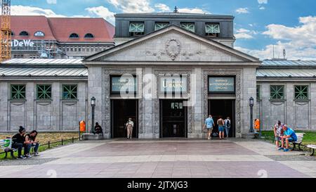 U Wittenbergplatz U-Bahn U-Bahn-Station bedient U1, U2 und U3 Linien. Tauentzienstraße, Schöneberg, Berlin Bahnhof Anfang des 20. Jahrhunderts Stockfoto