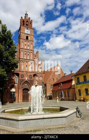 Mops, Waldmops, Künstlerin Clara Walter, Brandenburg an der Havel, Deutschland Stockfoto