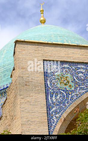 Taschkent Usbekistan Detail der Kuppel des Barak Khan Madrasa aus dem 16.. Jahrhundert Stockfoto