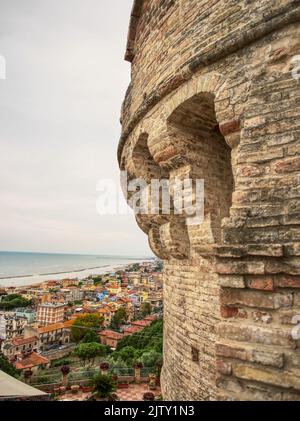 Grottammare alta Stockfoto