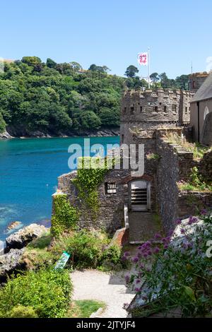 Dartmouth Castle mit dem River Dart hinter sich, Devon, England Stockfoto