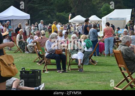 BBC Gardeners' World Autumn Fair im Audley End House and Gardens, Saffron Walden, Nr Cambridge, Essex, Großbritannien. 2.. September 2022. Stockfoto