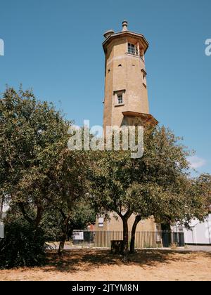 Harwich High Lighthouse Museum - die Architektur der Altstadt von Harwich Harwich, Essex, England Stockfoto