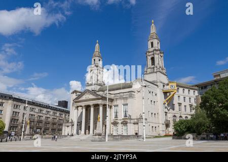 Leeds Civic Hall, Millenium Square, Leeds, West Yorkshire, Großbritannien. Stockfoto