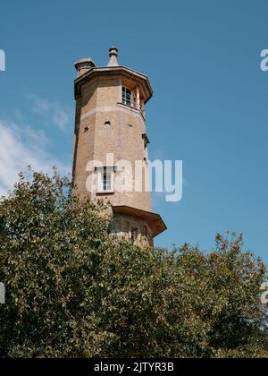 Harwich High Lighthouse Museum - die Architektur der Altstadt von Harwich Harwich, Essex, England Stockfoto