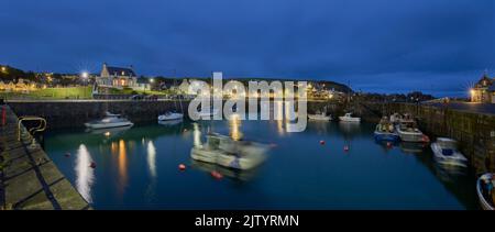 Portpatrick Harbour, Dumfries und Galloway, Schottland. Juni 2022 Stockfoto