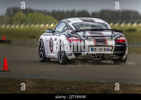 Couse de voiture de Sport Circuit d'Abbeville Stockfoto