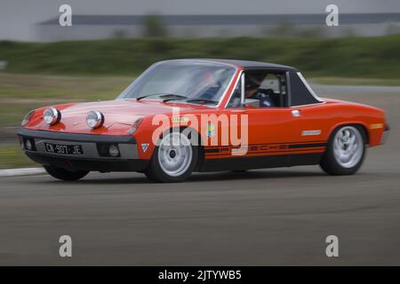 rencontre porsche sur le Circuit de vitesse d'Abbeville, porsche 911.993, panamera, carrera, gts. Stockfoto