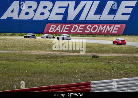 Couse de voiture de Sport Circuit d'Abbeville Stockfoto