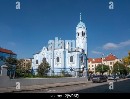 Blaue Kirche - Kirche St. Elisabeth - Bratislava, Slowakei Stockfoto