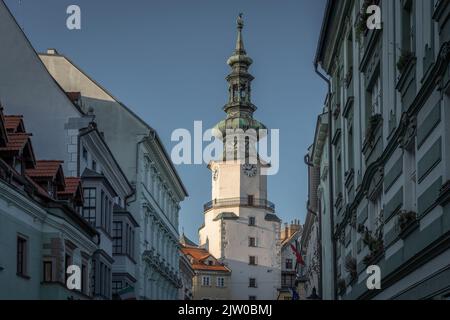 Michaelertor - Bratislava, Slowakei Stockfoto